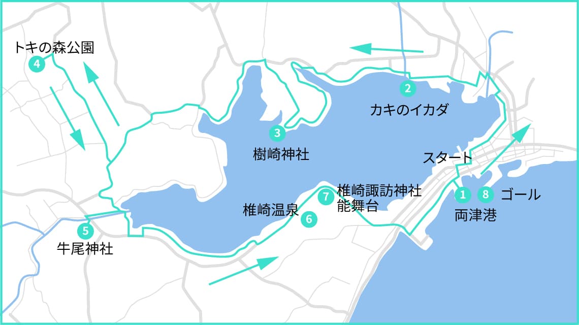 加茂湖コース
